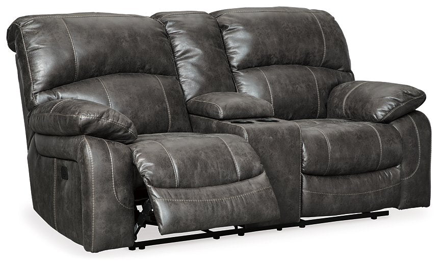 Dunwell Power Reclining Loveseat with Console Loveseat Ashley Furniture