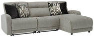 Colleyville 3-Piece Power Reclining Sectional with Chaise Sectional Ashley Furniture
