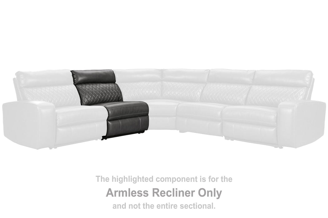 Samperstone Power Reclining Sectional Sectional Ashley Furniture