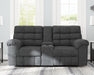 Wilhurst Reclining Loveseat with Console Loveseat Ashley Furniture