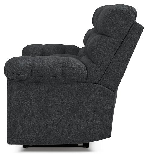 Wilhurst Reclining Loveseat with Console Loveseat Ashley Furniture