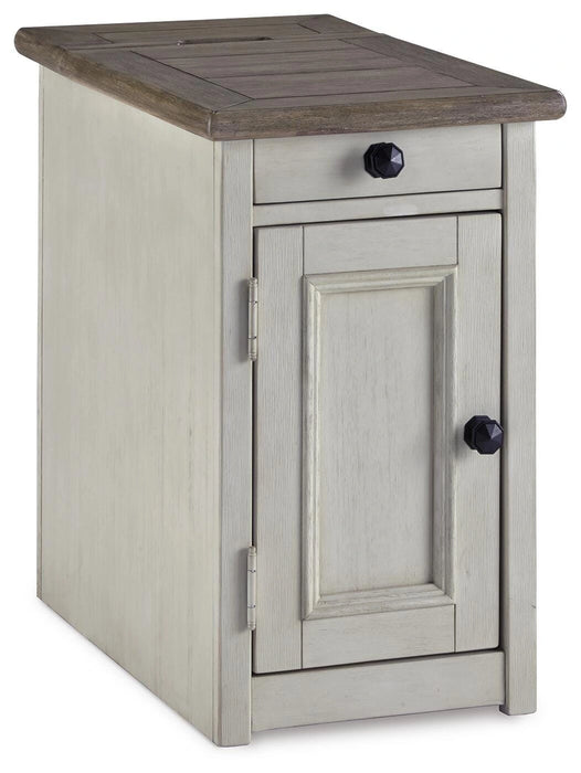 Bolanburg Chairside End Table with USB Ports & Outlets
