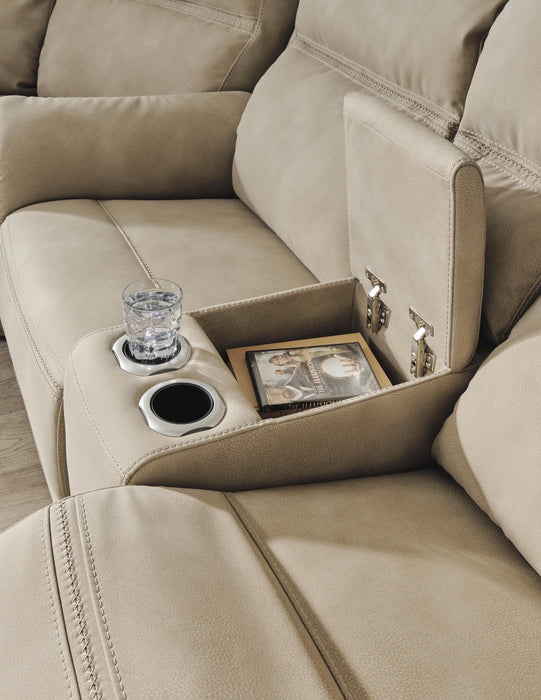 Next-Gen DuraPella Power Reclining Loveseat with Console - Dayton Discount Furniture