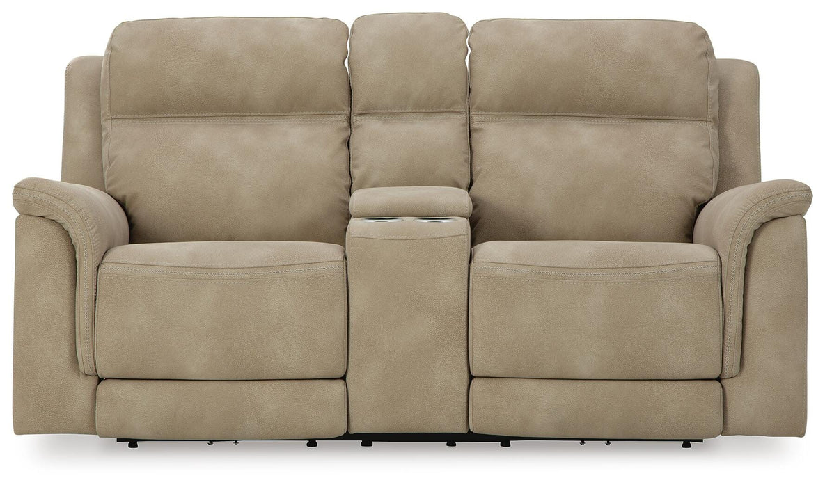 Next-Gen DuraPella Power Reclining Loveseat with Console - Dayton Discount Furniture