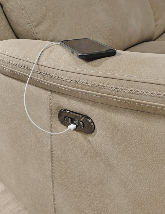 Next-Gen DuraPella Power Reclining Loveseat with Console - Dayton Discount Furniture