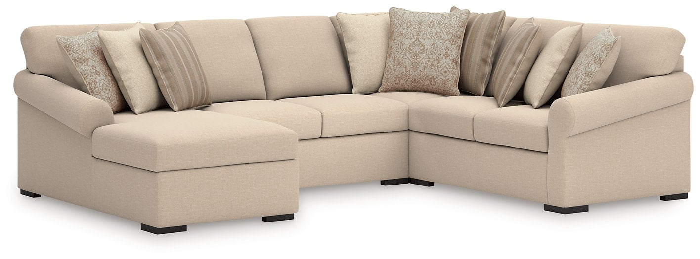 LadyMae Sectional with Chaise Sectional Ashley Furniture
