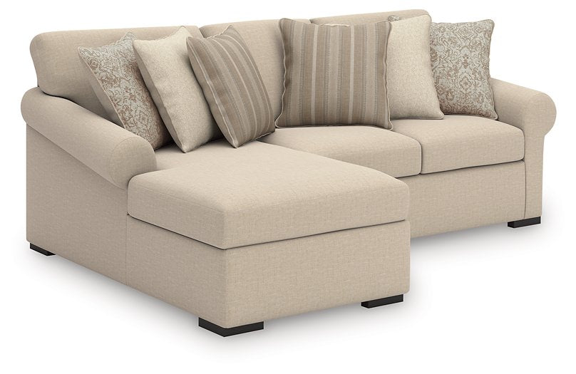 LadyMae Sectional with Chaise - Dayton Discount Furniture