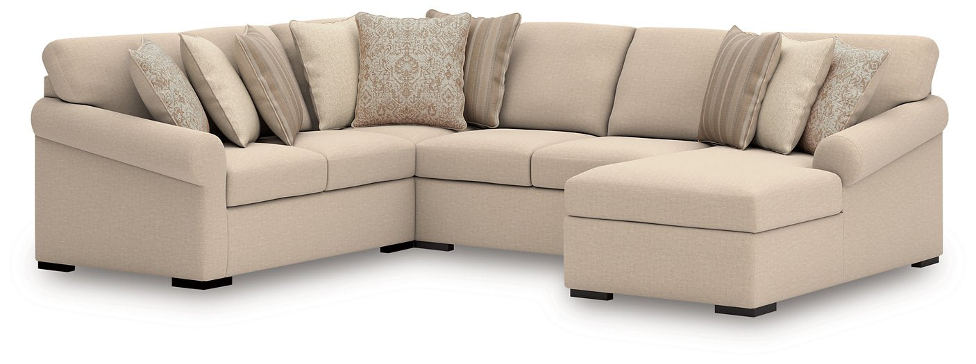 LadyMae Sectional with Chaise Sectional Ashley Furniture