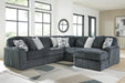 Midnight-Madness Sectional with Chaise Sectional Ashley Furniture