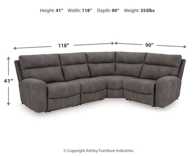 Next-Gen DuraPella Power Reclining Sectional - Dayton Discount Furniture