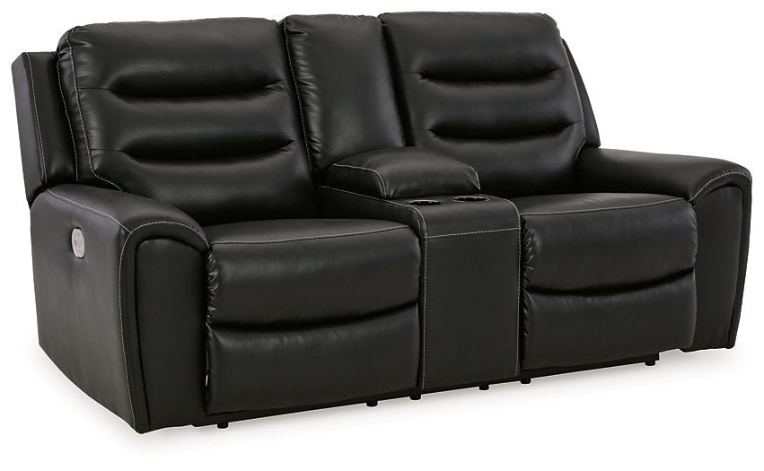 Warlin Power Reclining Loveseat with Console Loveseat Ashley Furniture