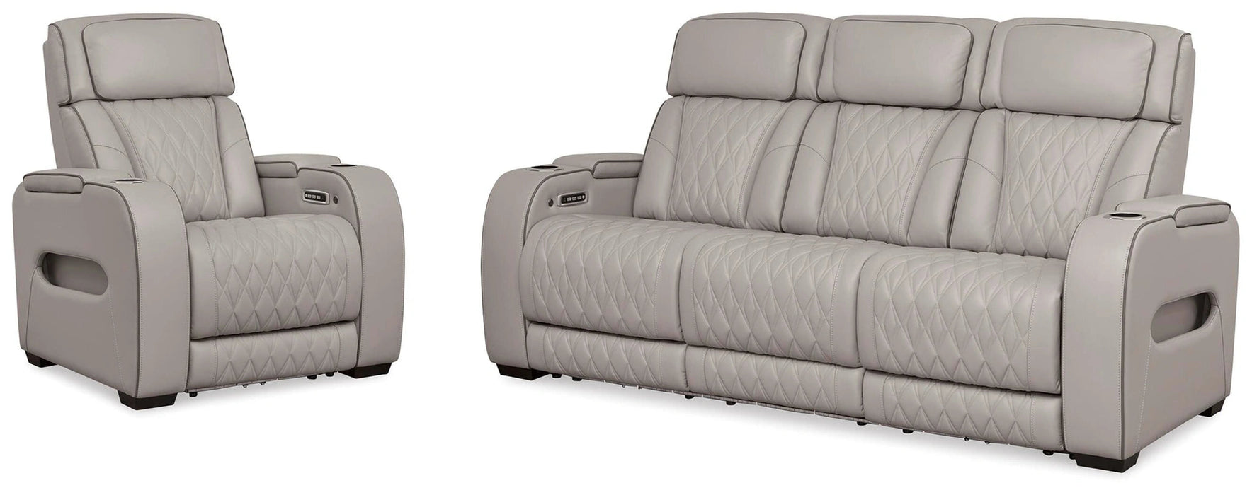 Boyington Power Reclining Sofa and Recliner Sectional/Bundle Ashley Furniture