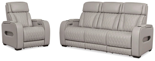 Boyington Power Reclining Sofa and Recliner Sectional/Bundle Ashley Furniture