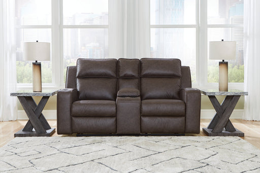Lavenhorne Reclining Loveseat with Console Loveseat Ashley Furniture