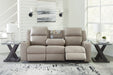 Lavenhorne Reclining Sofa with Drop Down Table Sofa Ashley Furniture