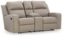 Lavenhorne Reclining Loveseat with Console Loveseat Ashley Furniture