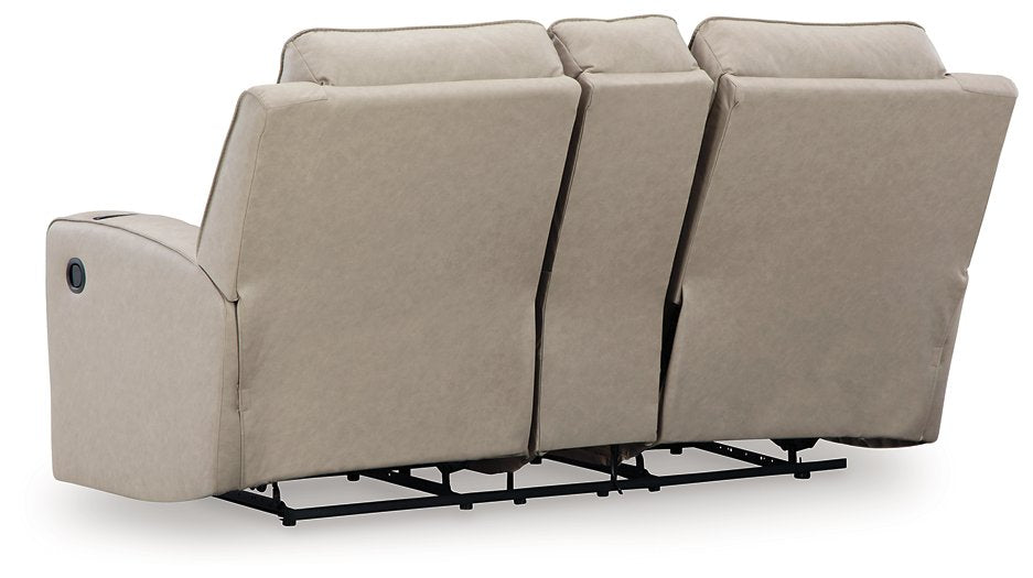 Lavenhorne Reclining Loveseat with Console Loveseat Ashley Furniture