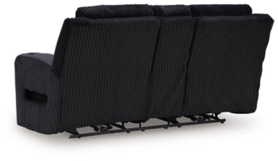 Forest Lake Power Reclining Loveseat with Console - Dayton Discount Furniture