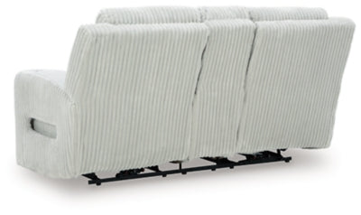 Forest Lake Power Reclining Loveseat with Console - Dayton Discount Furniture