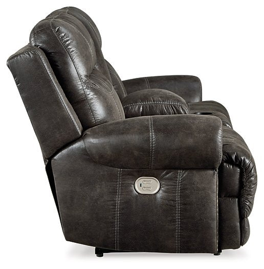 Grearview Power Reclining Loveseat with Console Loveseat Ashley Furniture