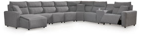 Modmax II Power Reclining Sectional with Console Sectional Ashley Furniture