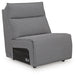 Modmax II Power Reclining Sectional with Chaise and Console Sectional Ashley Furniture