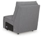 Modmax II Power Reclining Sectional with Chaise and Audio Consoles Sectional Ashley Furniture