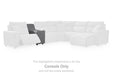 Modmax II Power Reclining Sectional with Chaise and Console Sectional Ashley Furniture