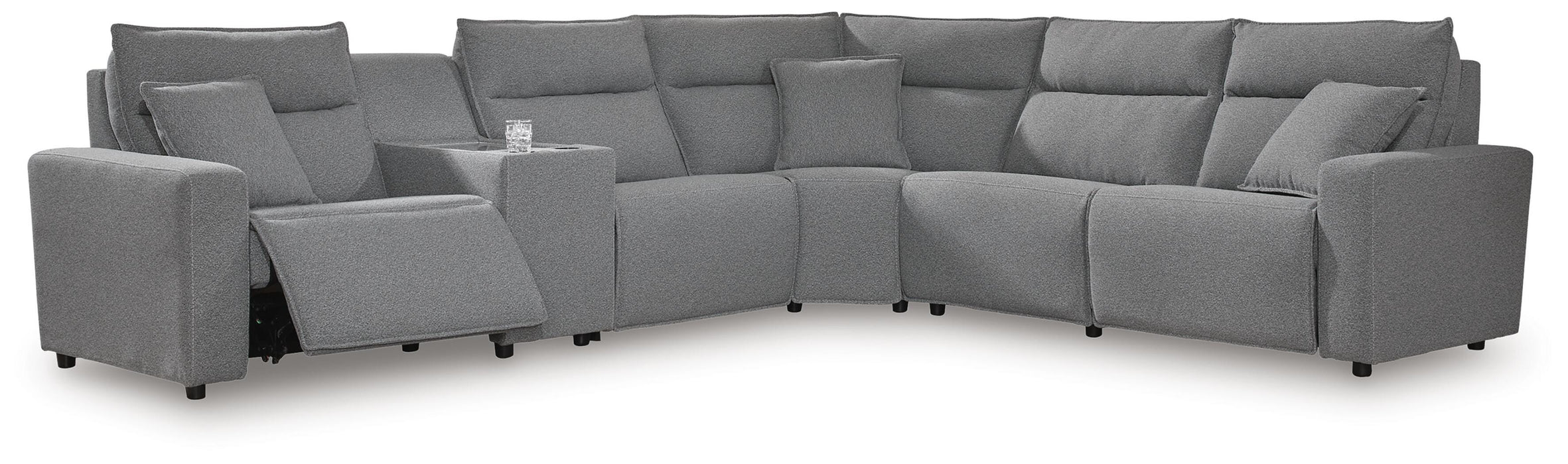 Modmax II Power Reclining Sectional with Console Sectional Ashley Furniture