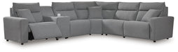 Modmax II Reclining Sectional with Console Sectional Ashley Furniture