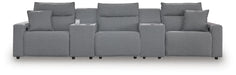 Modmax II 5-Piece Reclining Sectional with Consoles Sectional Ashley Furniture