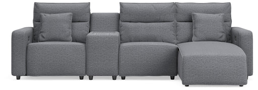 Modmax II Reclining Sectional with Chaise and Console Sectional Ashley Furniture