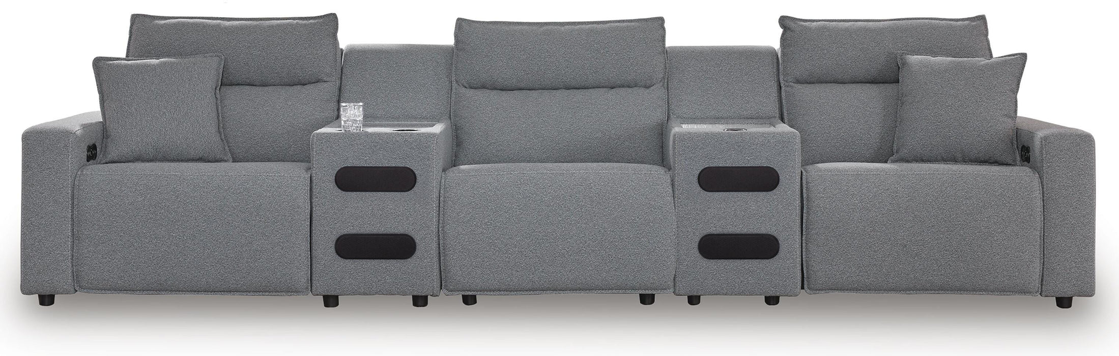 Modmax II Reclining Sectional with Audio Consoles Sectional Ashley Furniture