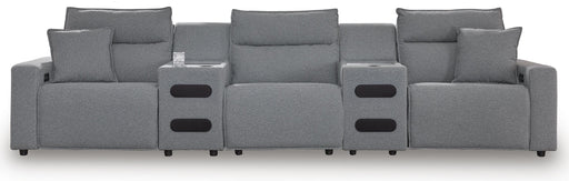 Modmax II Reclining Sectional with Audio Consoles Sectional Ashley Furniture