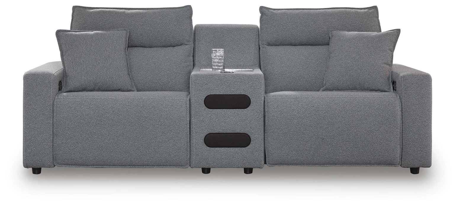 Modmax II Power Reclining Sectional with Audio Console Sectional Ashley Furniture