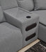 Modmax II Reclining Sectional with Chaise and Audio Console Sectional Ashley Furniture
