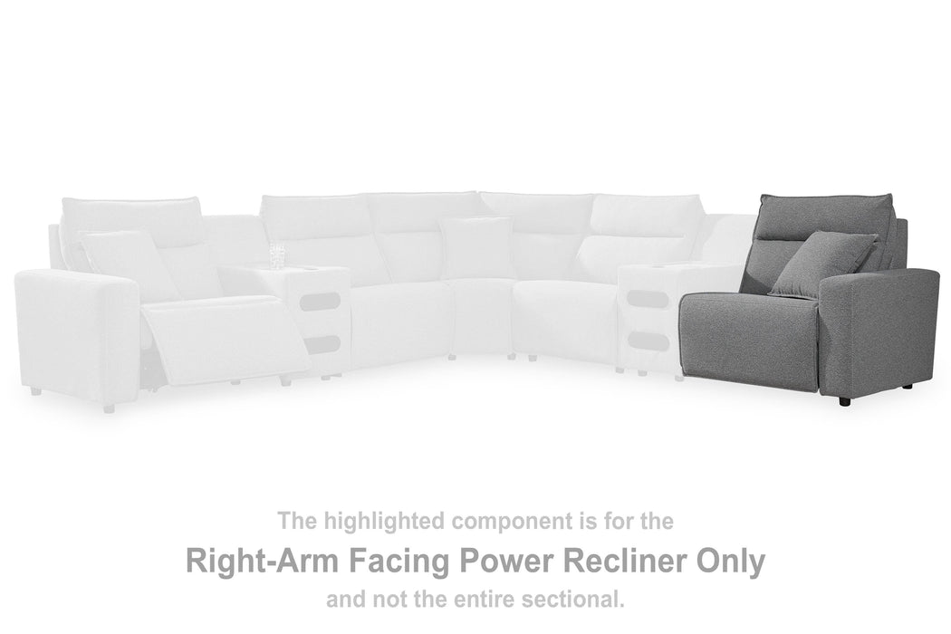 Modmax II Power Reclining Sectional with Console Sectional Ashley Furniture