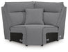 Modmax II Power Reclining Sectional with Chaise and Audio System Sectional Ashley Furniture