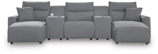 Modmax II Power Reclining Sectional with Chaise and Consoles Sectional Ashley Furniture