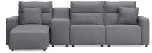 Modmax II Reclining Sectional with Chaise and Console Sectional Ashley Furniture