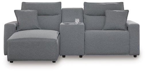 Modmax II Power Reclining Sectional with Chaise and Console Sectional Ashley Furniture
