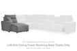 Modmax II Power Reclining Sectional with Chaise and Audio Console Sectional Ashley Furniture