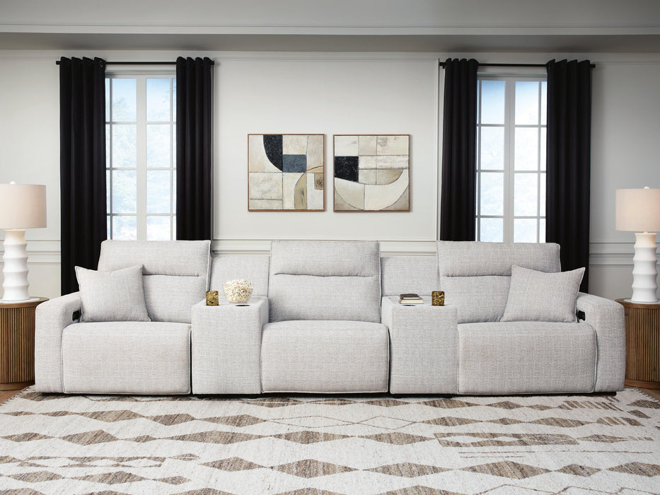 Modmax II Power Reclining Sectional with Consoles Sectional Ashley Furniture