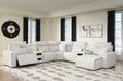 Modmax II Power Reclining Sectional with Chaise and Audio Consoles Sectional Ashley Furniture