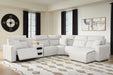 Modmax II Reclining Sectional with Chaise and Audio Console Sectional Ashley Furniture