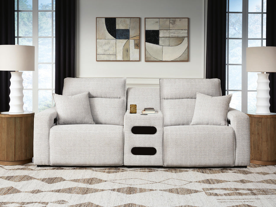 Modmax II Power Reclining Sectional with Audio Console Sectional Ashley Furniture