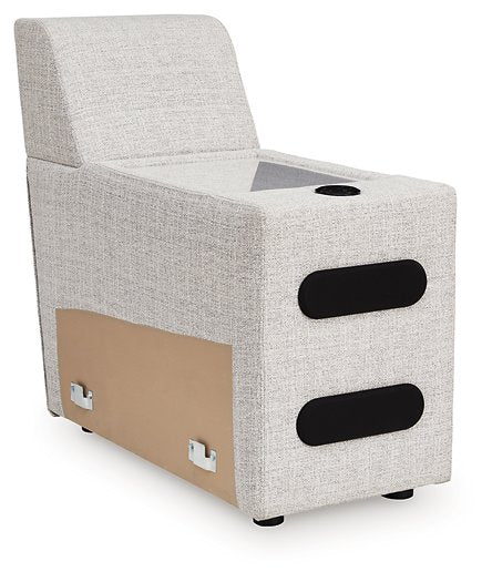 Modmax II Power Reclining Sectional with Audio Consoles - Dayton Discount Furniture