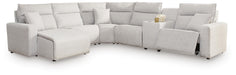 Modmax II Power Reclining Sectional with Chaise and Console Sectional Ashley Furniture