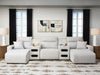 Modmax II Power Reclining Sectional with Chaise and Audio Consoles Sectional Ashley Furniture