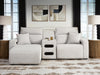 Modmax II Power Reclining Sectional with Chaise and Audio Console Sectional Ashley Furniture
